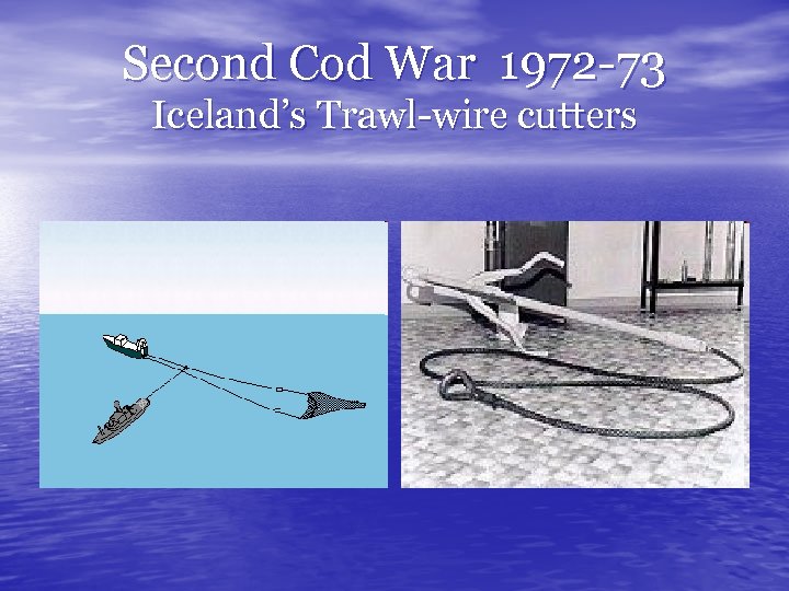 Second Cod War 1972 -73 Iceland’s Trawl-wire cutters 