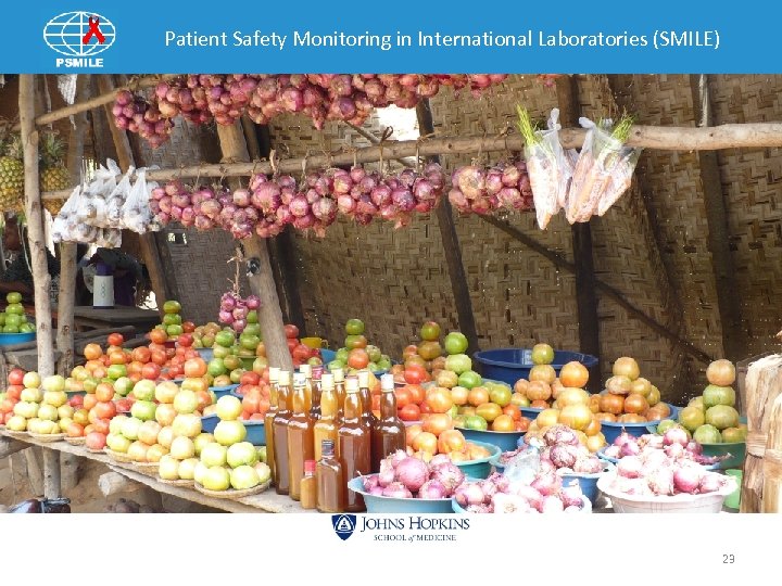 Patient Safety Monitoring in International Laboratories (SMILE) 23 