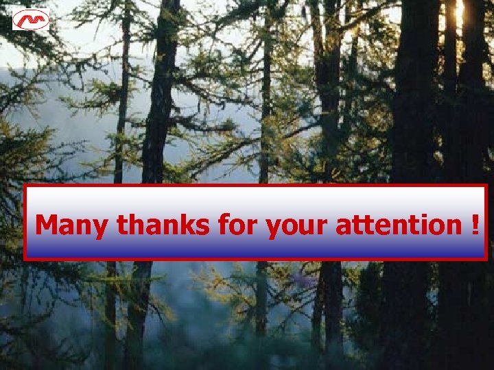 Many thanks for your attention ! 