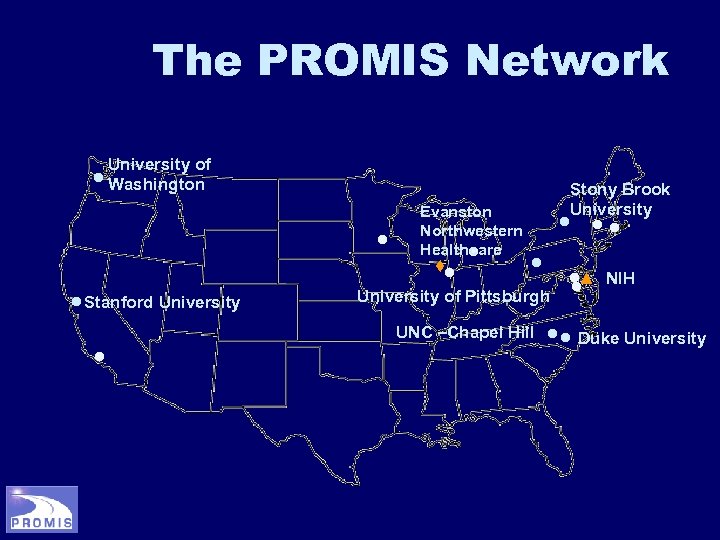 The PROMIS Network University of ● Washington ● Evanston Northwestern Healthcare ● ♦● ●