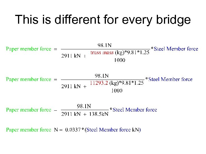 This is different for every bridge 