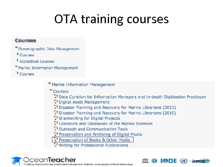 OTA training courses 