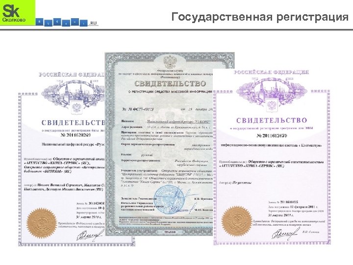 Государственная регистрация 