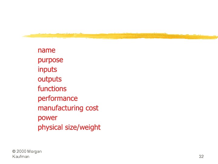 © 2000 Morgan Kaufman 32 
