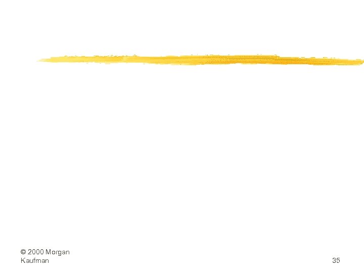 © 2000 Morgan Kaufman 35 