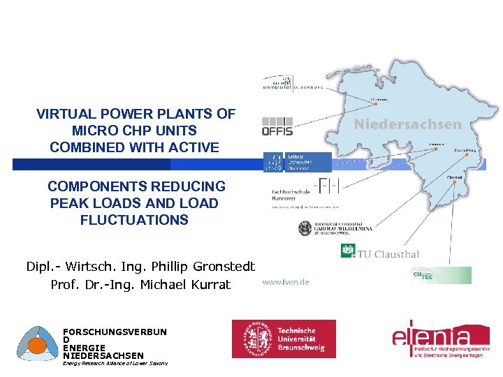 VIRTUAL POWER PLANTS OF MICRO CHP UNITS COMBINED WITH ACTIVE COMPONENTS REDUCING PEAK LOADS