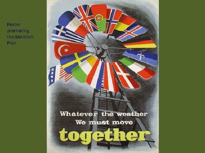Poster promoting the Marshall Plan 