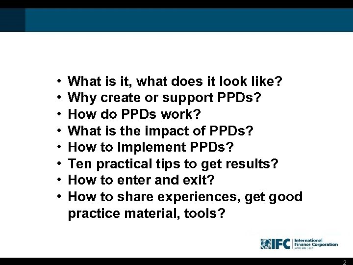  • • What is it, what does it look like? Why create or