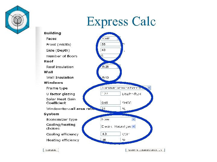 Express Calc 55 43 R-26 R-13 0. 45 21 4. 3 86 © 2004,