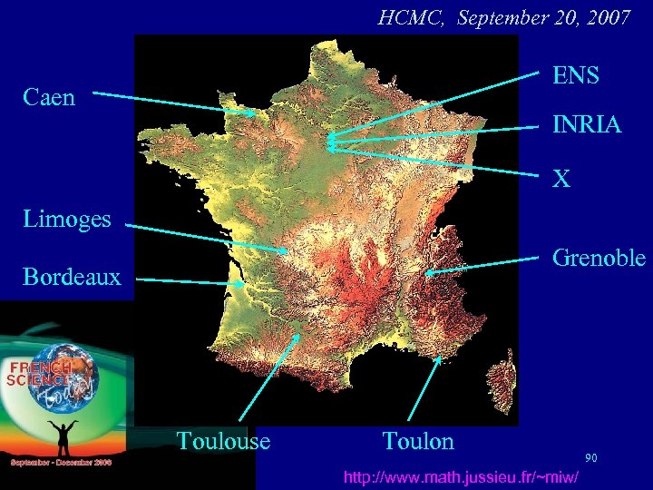 HCMC, September 20, 2007 ENS Caen INRIA X Limoges Grenoble Bordeaux Toulouse Toulon http: