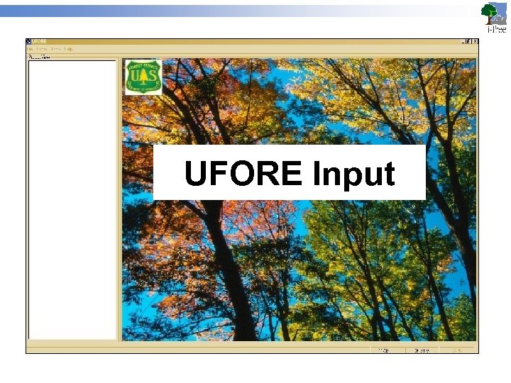 UFORE Input 