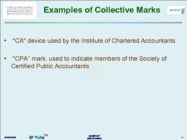 Examples of Collective Marks • 