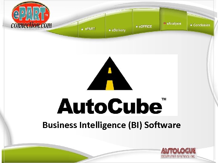 Business Intelligence (BI) Software 