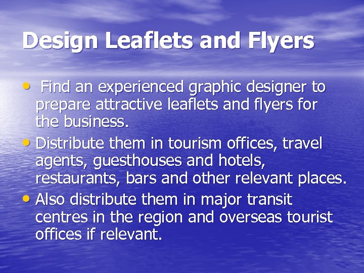 Design Leaflets and Flyers • Find an experienced graphic designer to prepare attractive leaflets