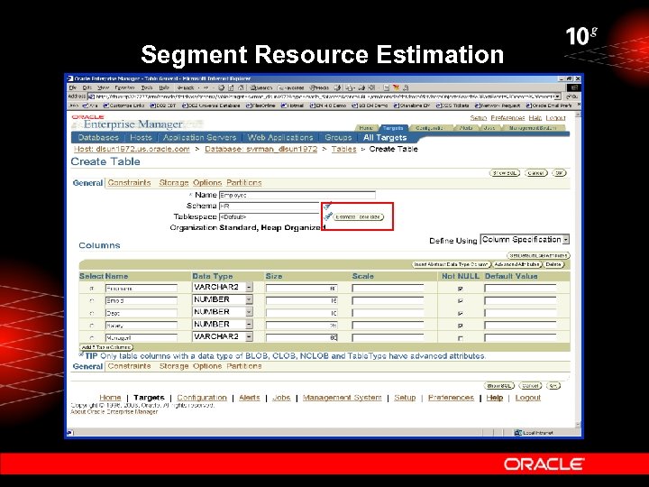 Segment Resource Estimation 