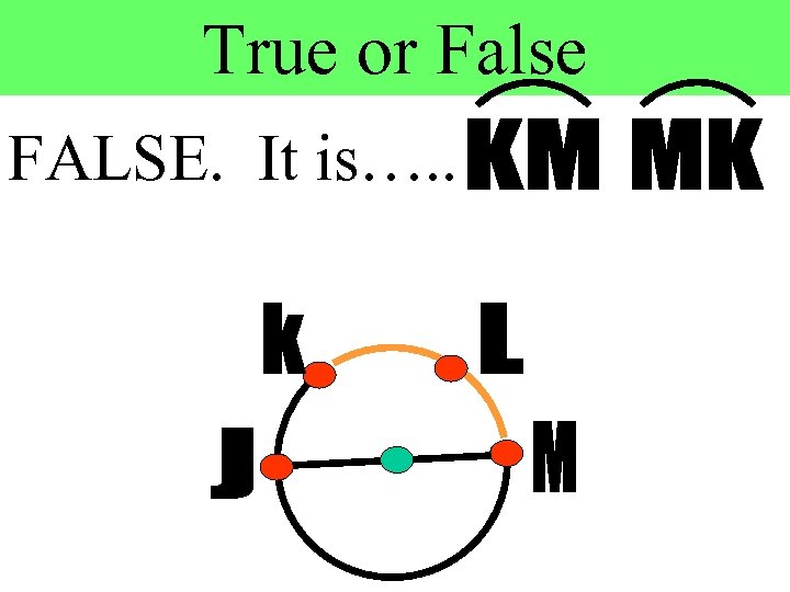 True or False FALSE. It is…. . 