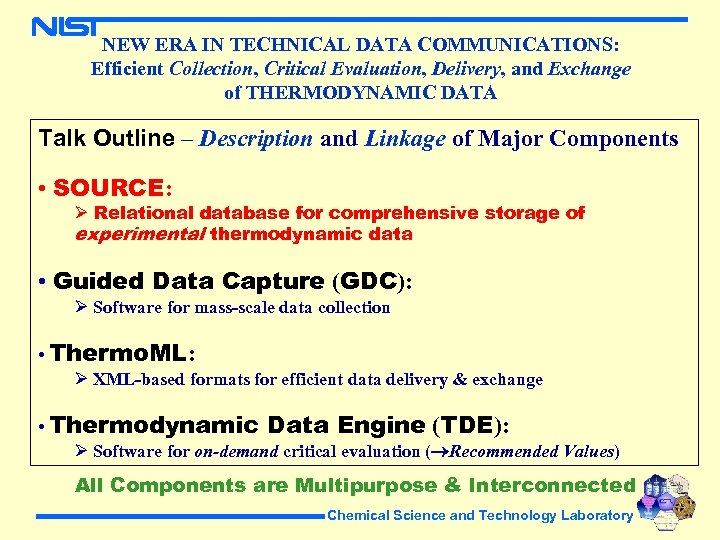 NEW ERA IN TECHNICAL DATA COMMUNICATIONS: Efficient Collection, Critical Evaluation, Delivery, and Exchange of