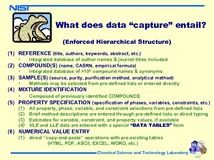 What does data “capture” entail? (Enforced Hierarchical Structure) (1) REFERENCE (title, authors, keywords, abstract,