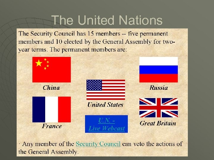 The United Nations 