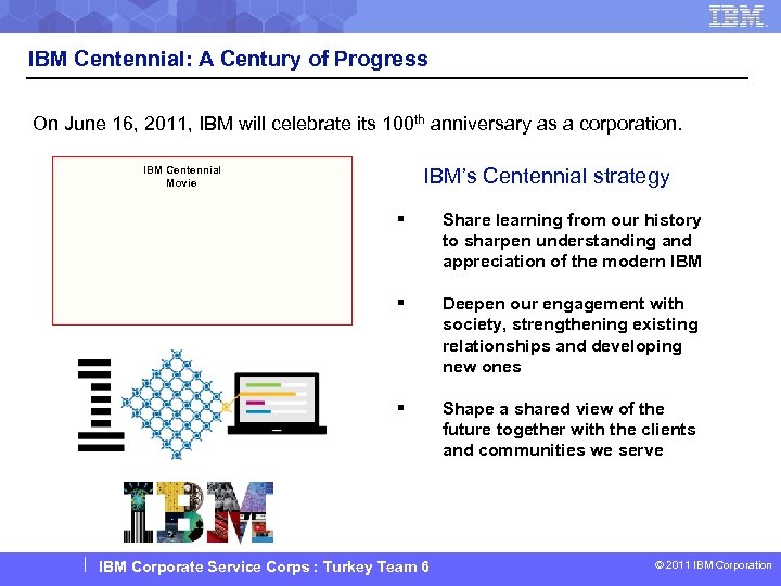 IBM Centennial: A Century of Progress On June 16, 2011, IBM will celebrate its