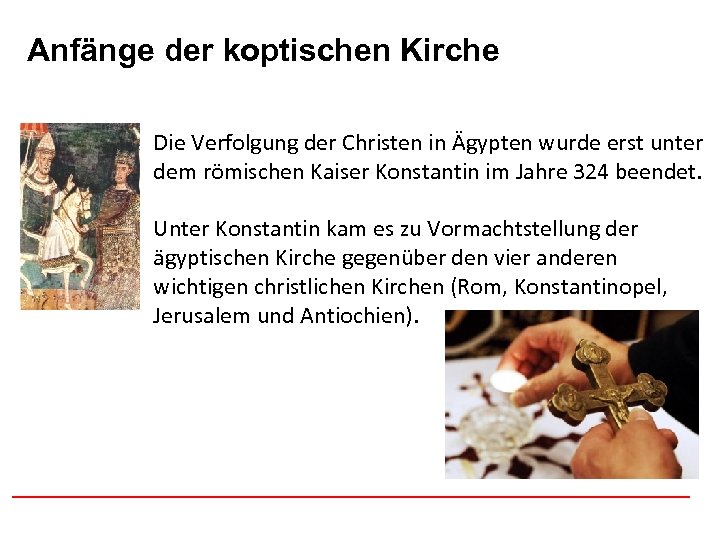 Anfänge der koptischen Afghanistan Kirche Die Verfolgung der Christen in Ägypten wurde erst unter