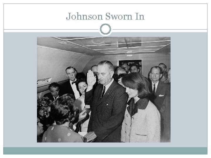 Johnson Sworn In 