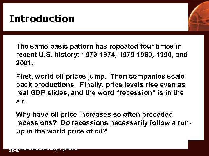 Introduction The same basic pattern has repeated four times in recent U. S. history: