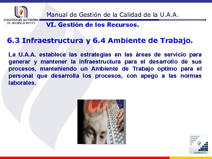 Manual de Gestión de la Calidad de la U. A. A. VI. Gestión de
