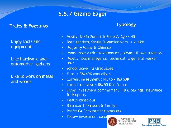 6. 8. 7 Gizmo Eager Typology Traits & Features Enjoy tools and equipment Like