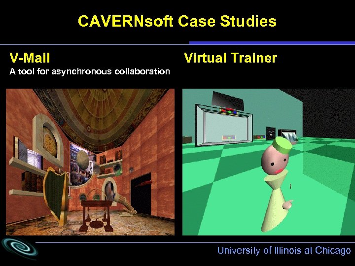 CAVERNsoft Case Studies V-Mail Virtual Trainer A tool for asynchronous collaboration University of Illinois