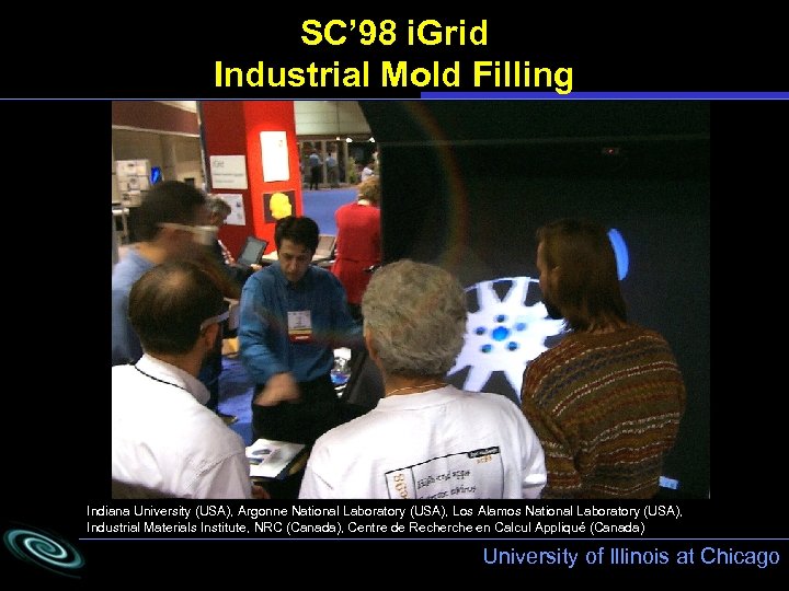 SC’ 98 i. Grid Industrial Mold Filling Indiana University (USA), Argonne National Laboratory (USA),