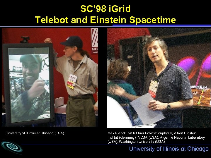 SC’ 98 i. Grid Telebot and Einstein Spacetime University of Illinois at Chicago (USA)