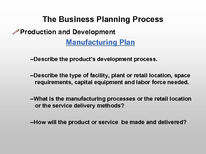 business planning process wikipedia