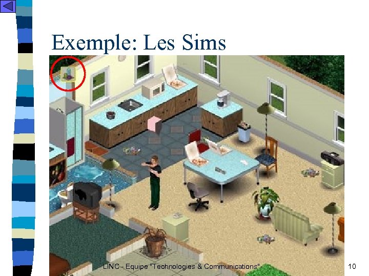 Exemple: Les Sims LINC - Equipe 