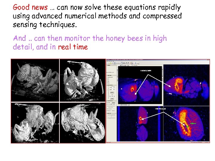 Good news … can now solve these equations rapidly using advanced numerical methods and
