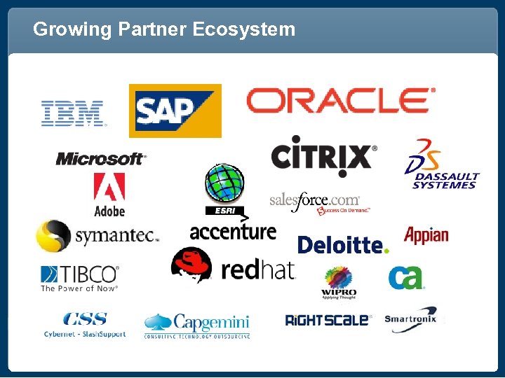 Growing Partner Ecosystem 