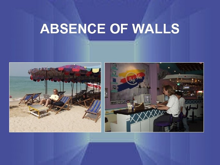 ABSENCE OF WALLS 