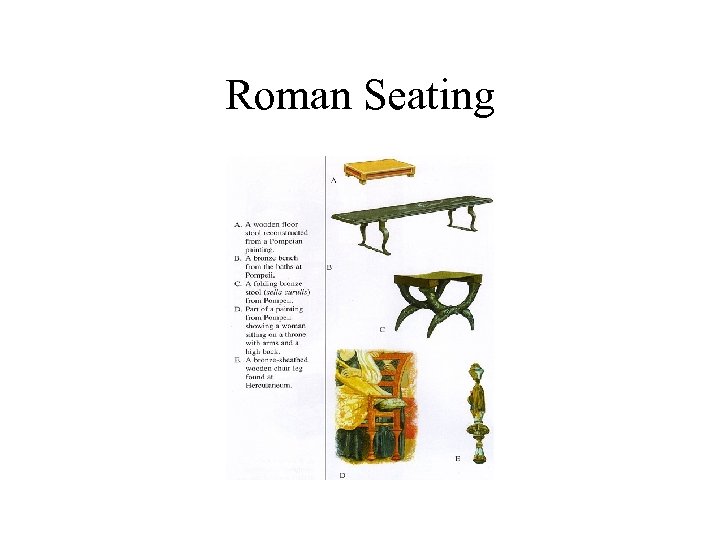 Roman Seating 