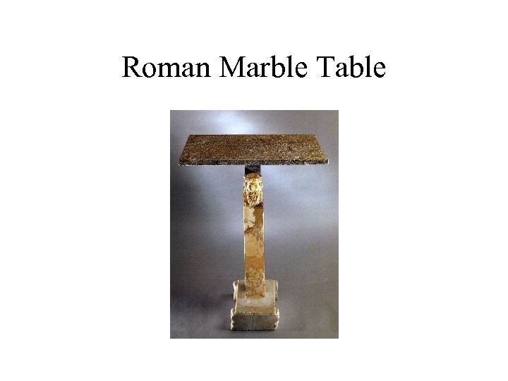 Roman Marble Table 