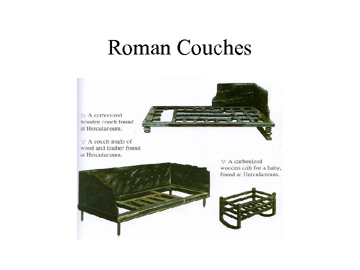 Roman Couches 