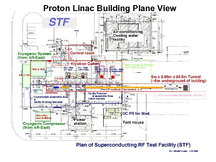 Proton Linac Building Plane View 