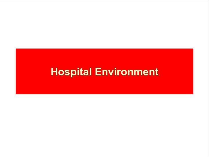 Hospital Environment 