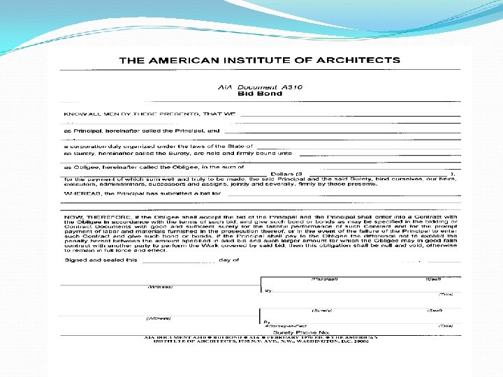 Bid Bond 