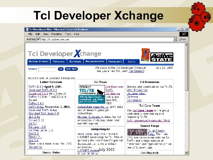 Tcl Developer Xchange July 2002 