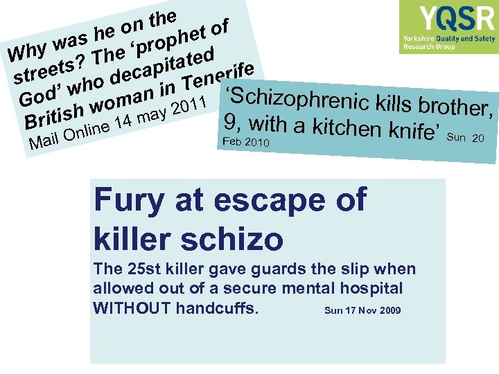 n the t of he o ophe was e ‘pr Why ? Th itated