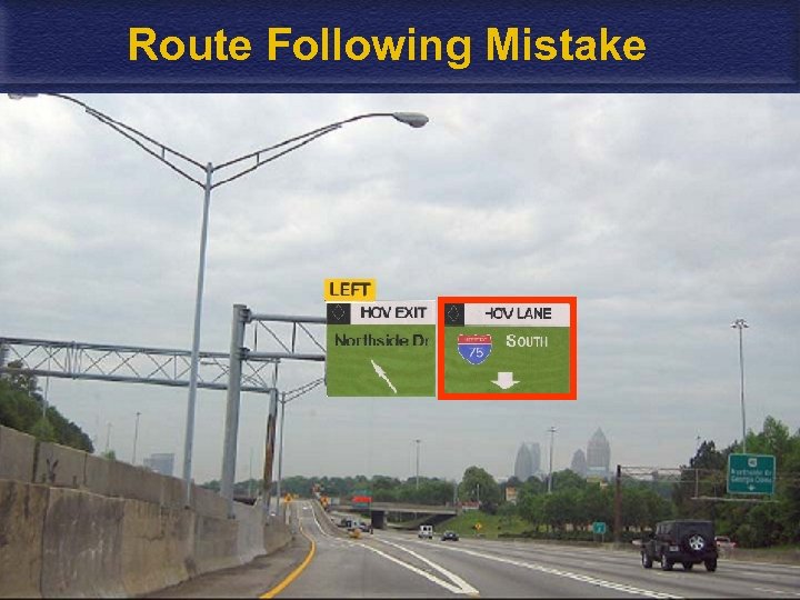 Route Following Mistake 
