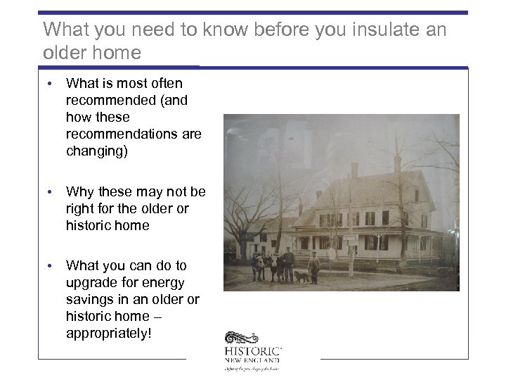 What you need to know before you insulate an older home • What is