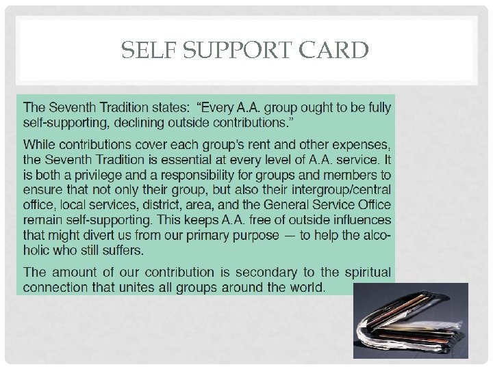 SELF SUPPORT CARD 