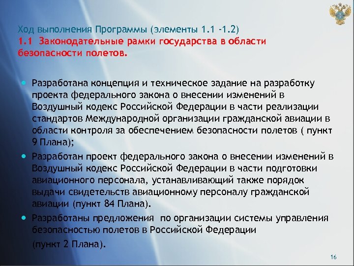 Международные требования. Система управления безопасностью полетов 4 компонента. Ход выполнения. Исполнение программы. Задание на выполнение программного обеспечения.