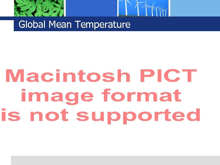 Global Mean Temperature 